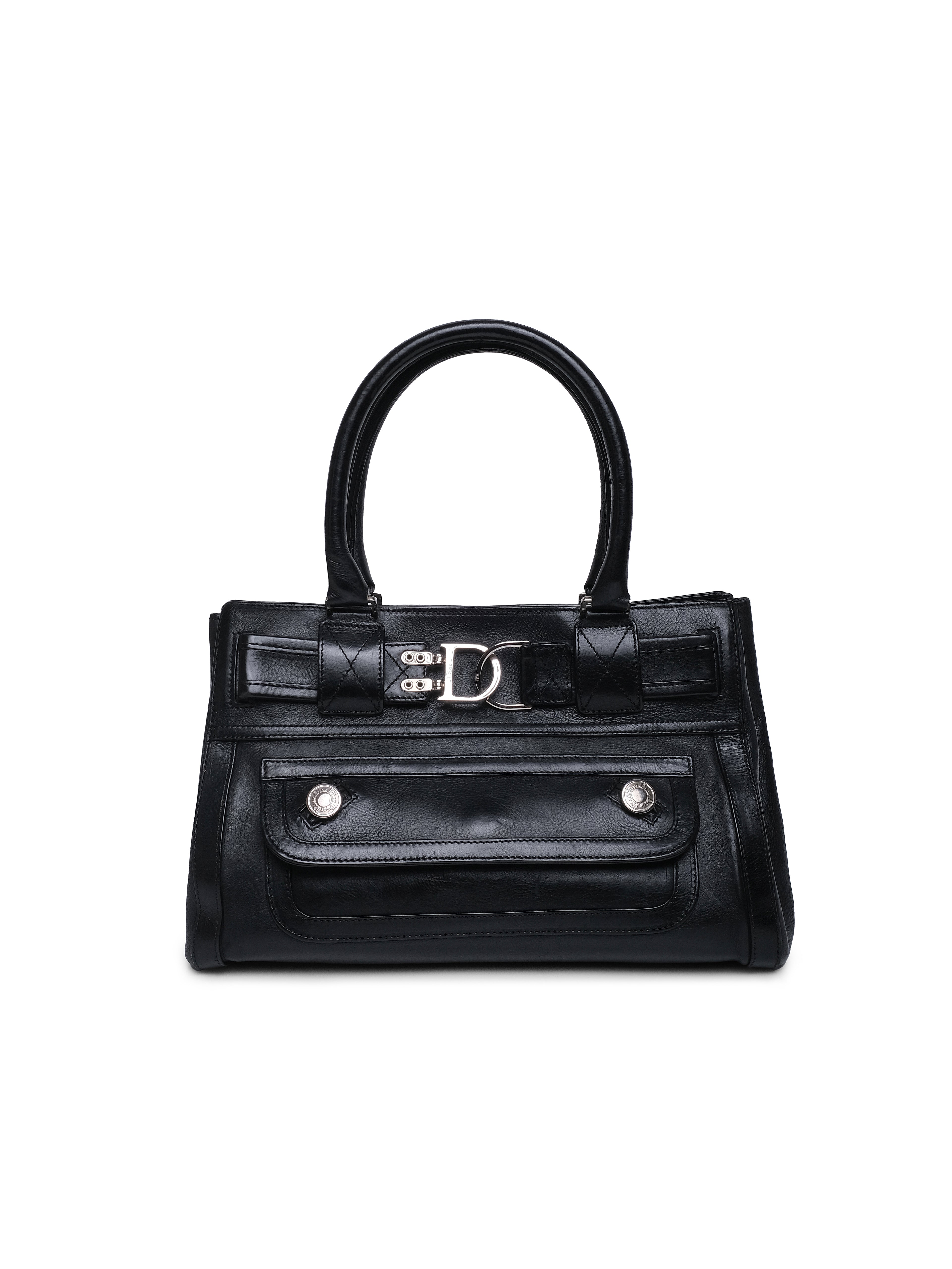 CHRISTIAN DIOR TOP HANDLE FLIGHT BAG