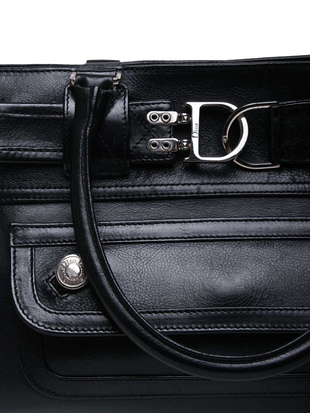 CHRISTIAN DIOR TOP HANDLE FLIGHT BAG