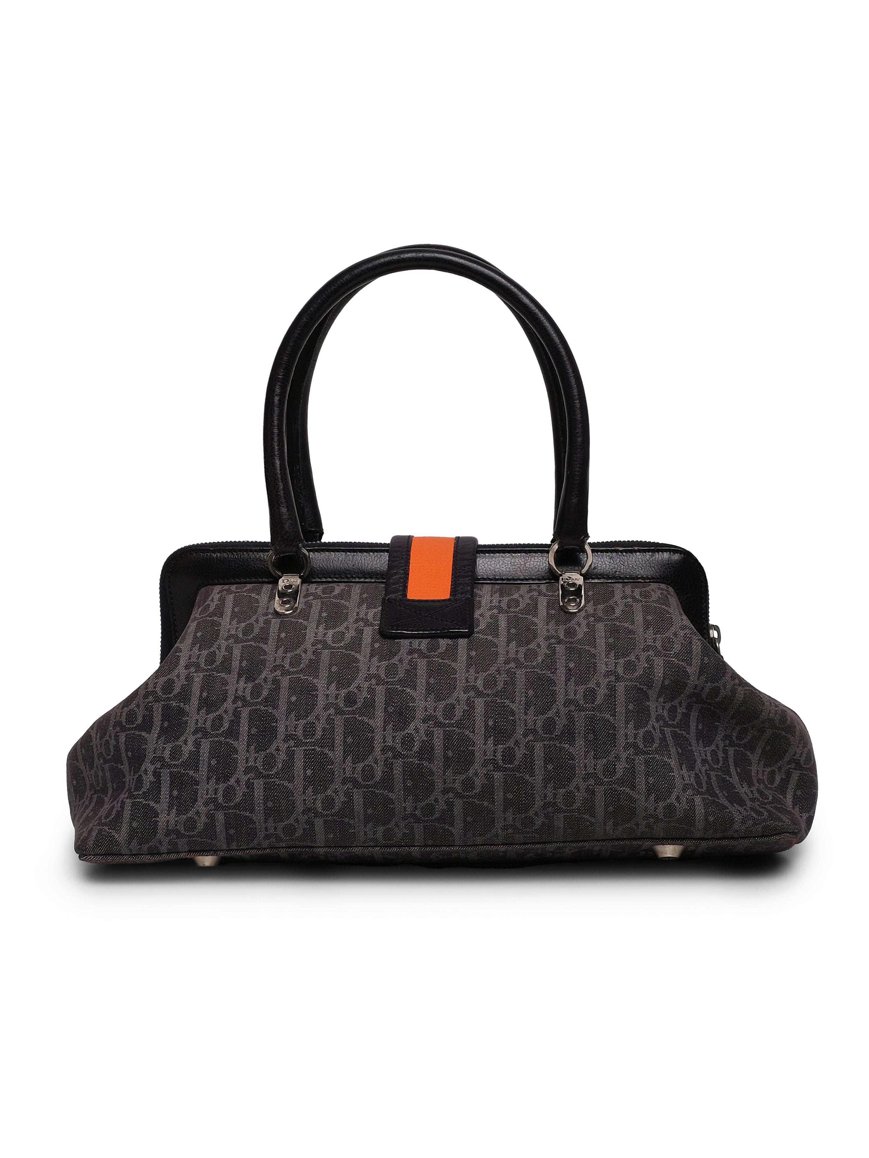 CHRISTIAN DIOR DIORISSIMO FLIGHT FRAME SATCHEL