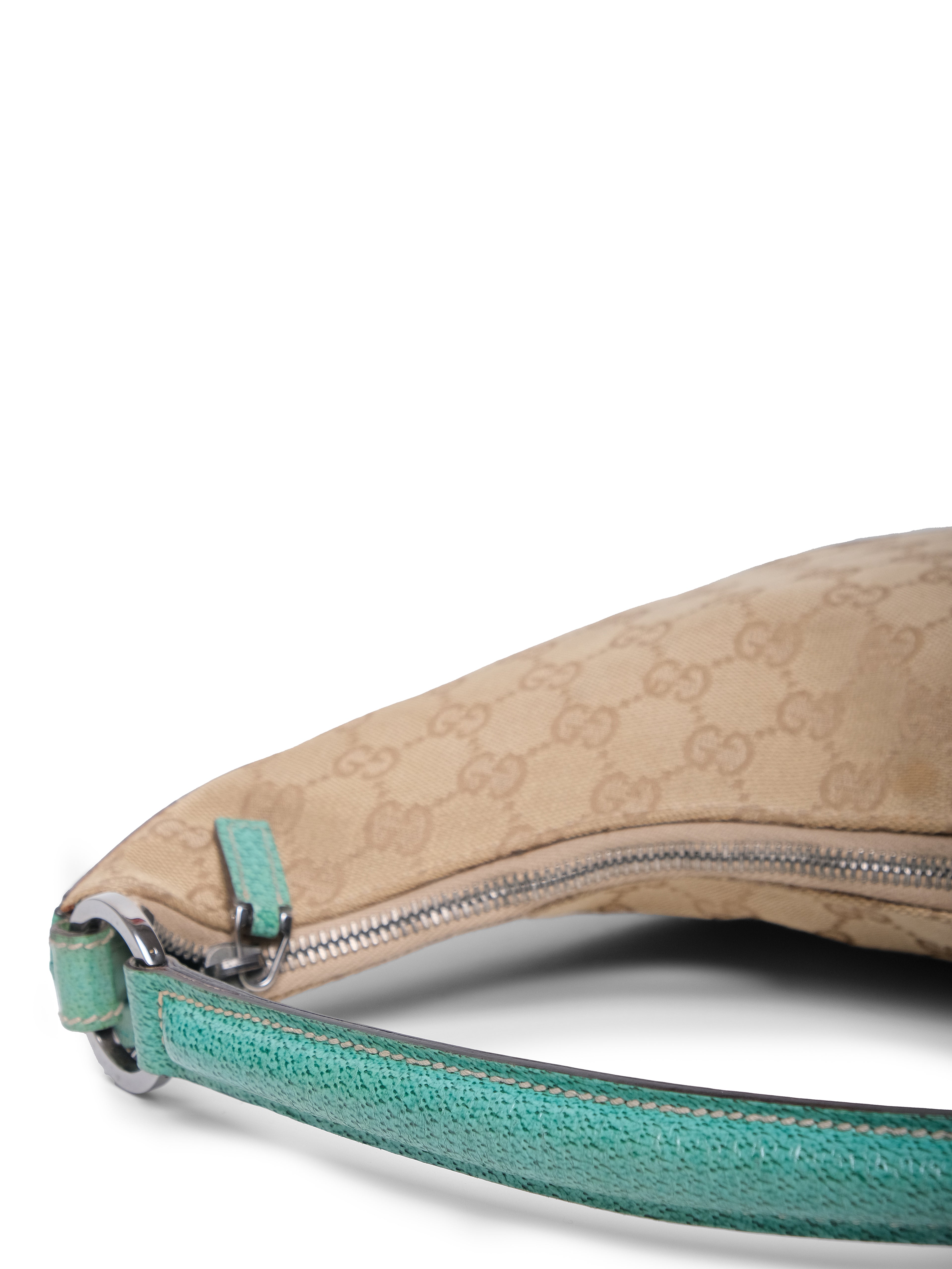 GUCCI BRAUNE GG CANVAS HOBO BAG