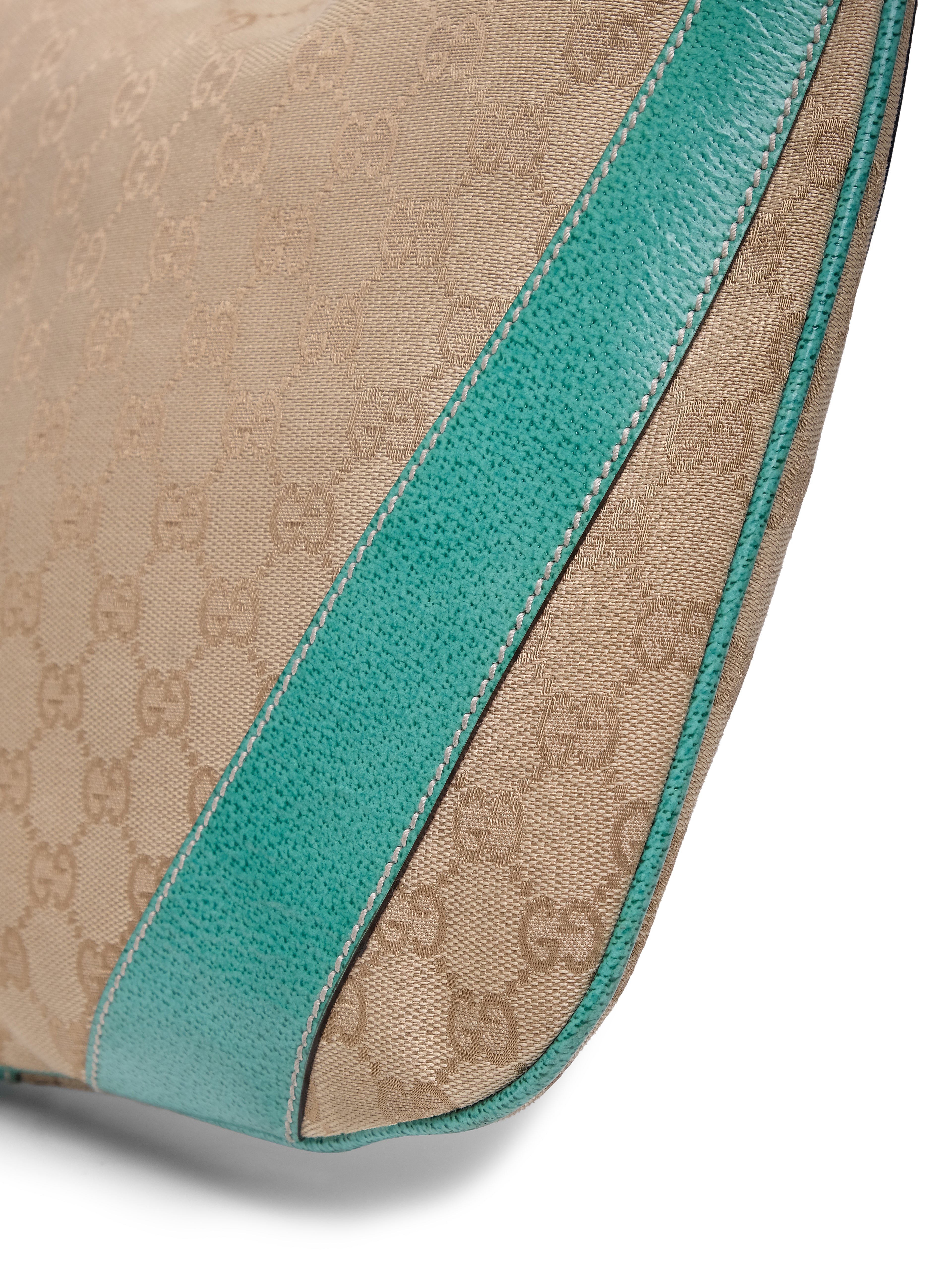 GUCCI BRAUNE GG CANVAS HOBO BAG