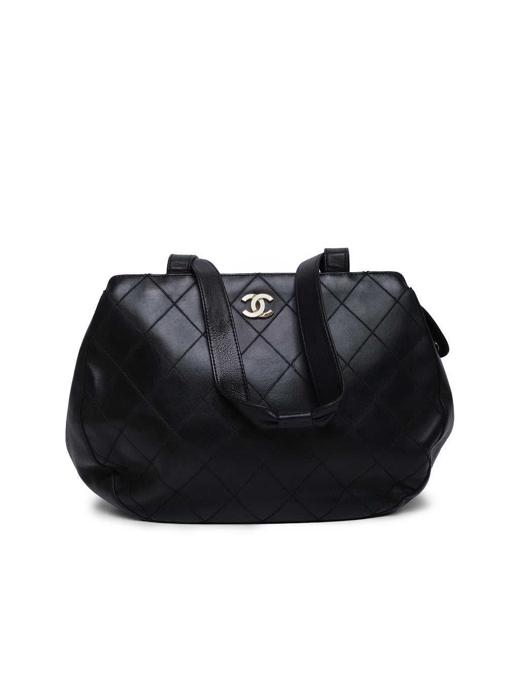 CHANEL 1997 MATELASSÉ QUILTED LAMBSKIN LEATHER BAG