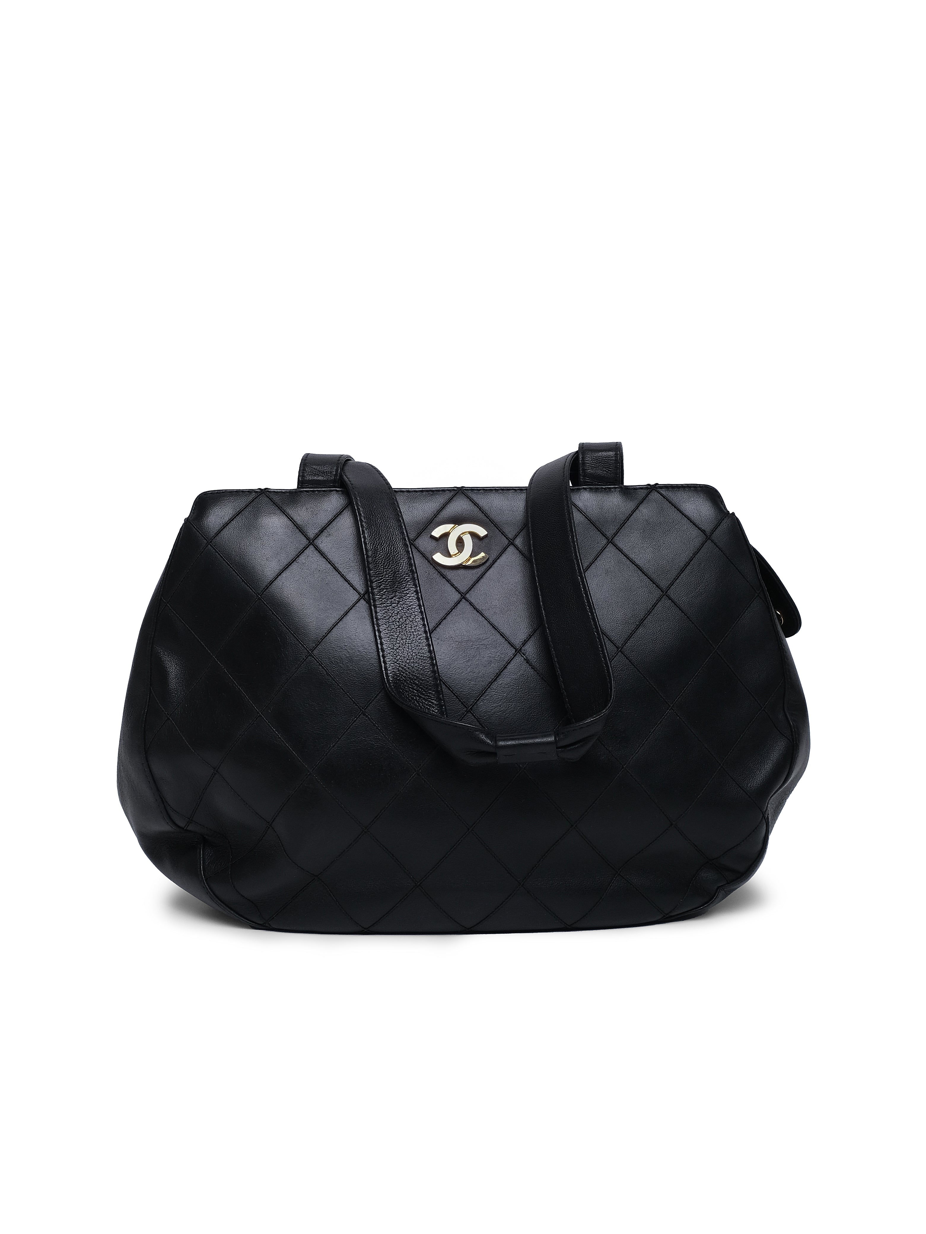 CHANEL 1997 MATELASSÉ QUILTED LAMBSKIN LEATHER BAG