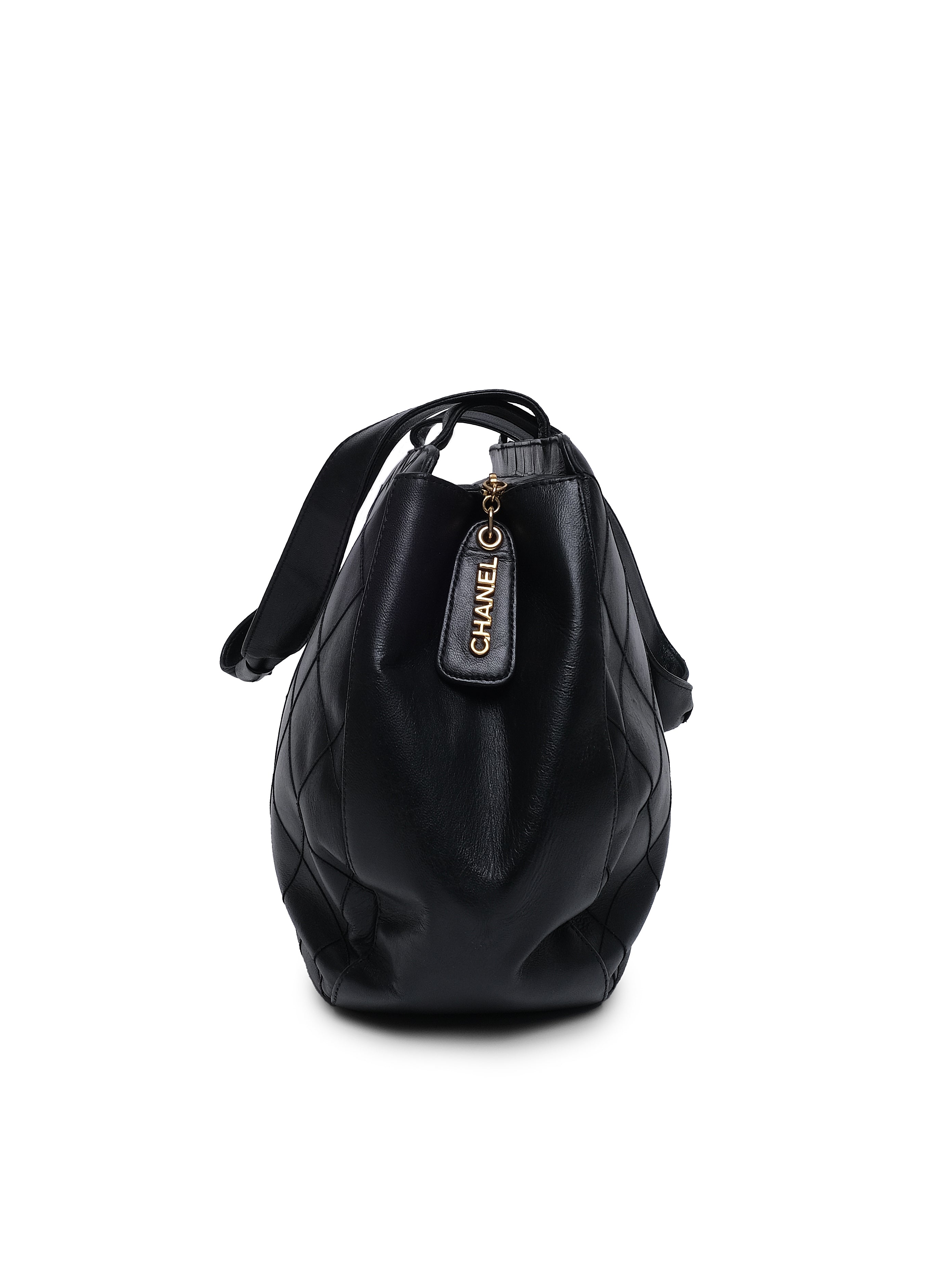 CHANEL 1997 MATELASSÉ QUILTED LAMBSKIN LEATHER BAG