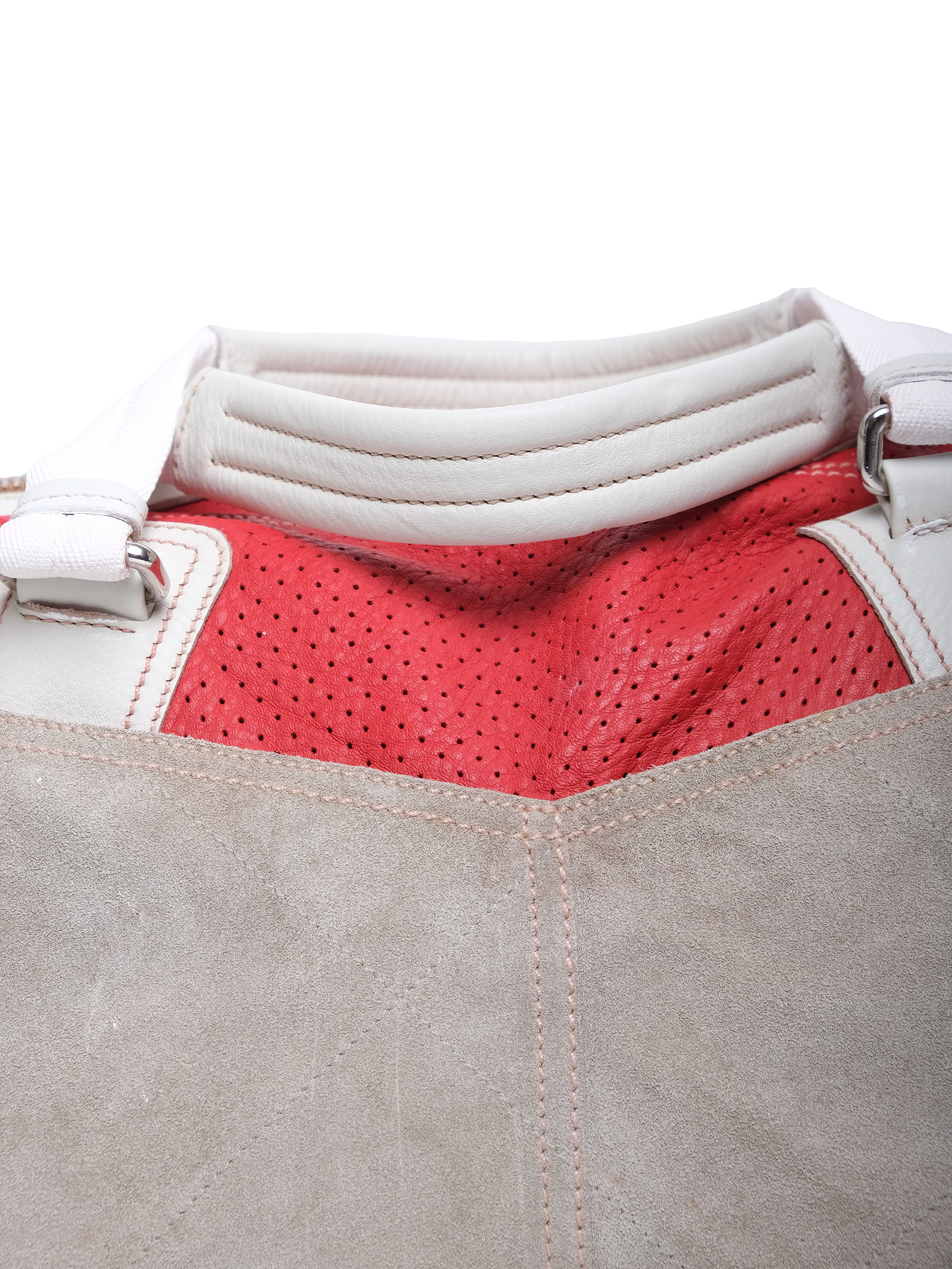 PRADA SUEDE LEATHER TRAVEL BAG