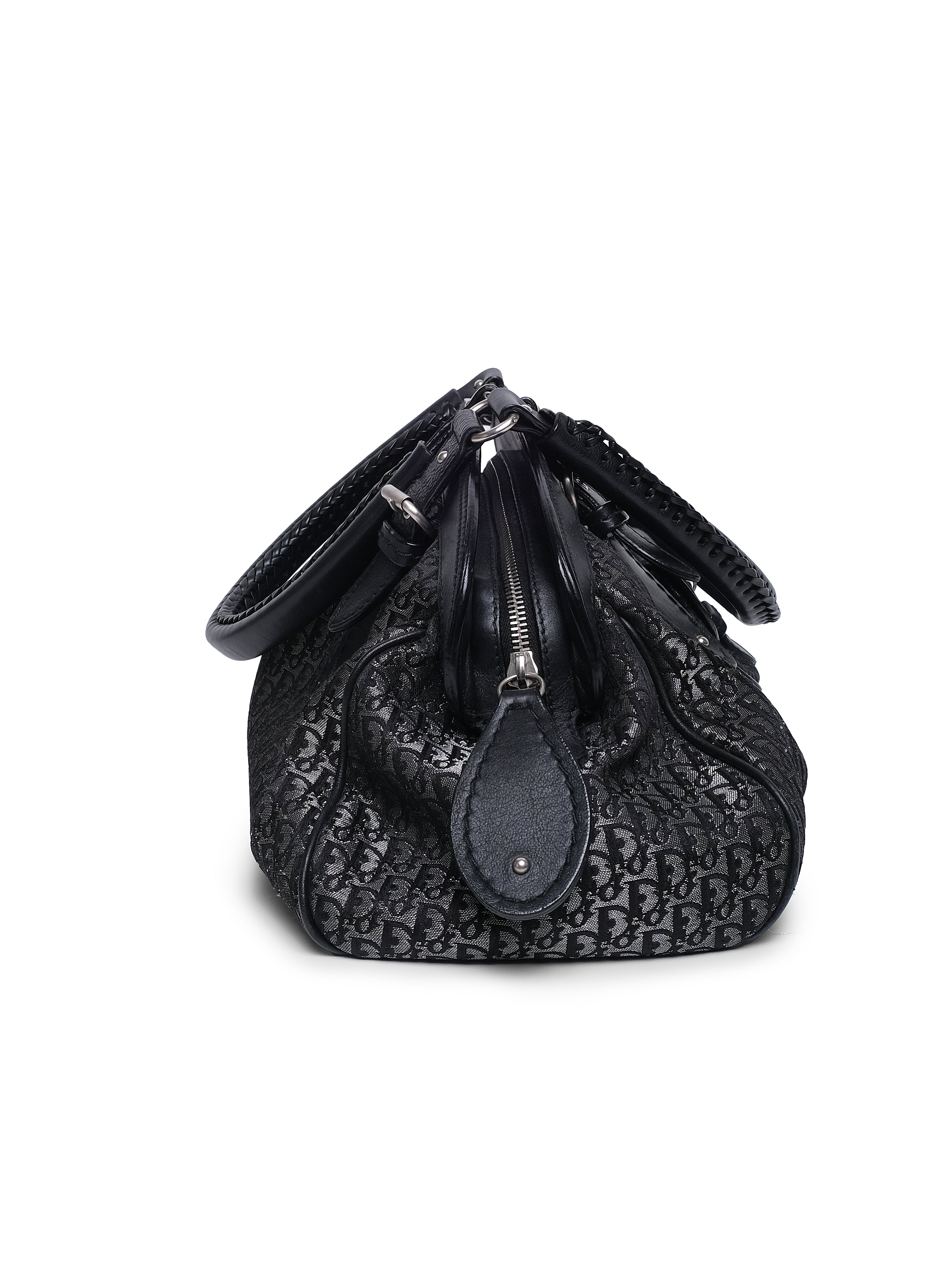 CHRISTIAN DIOR DIORISSIMO DETECTIVE FRAME SATCHEL BAG