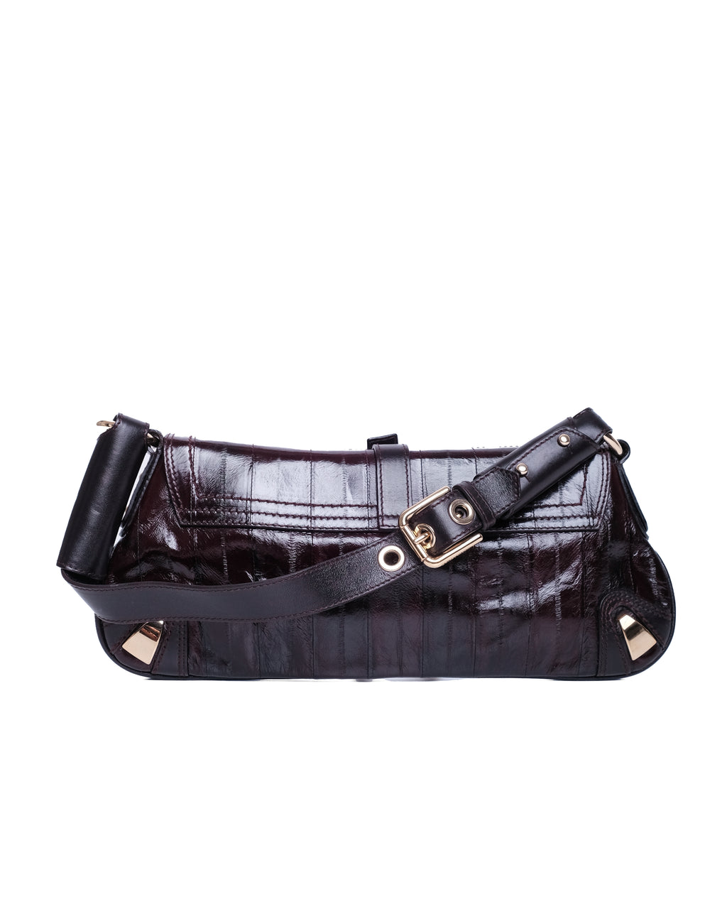 DOLCE & GABBANA EAST-WEST EEL SKIN BAG