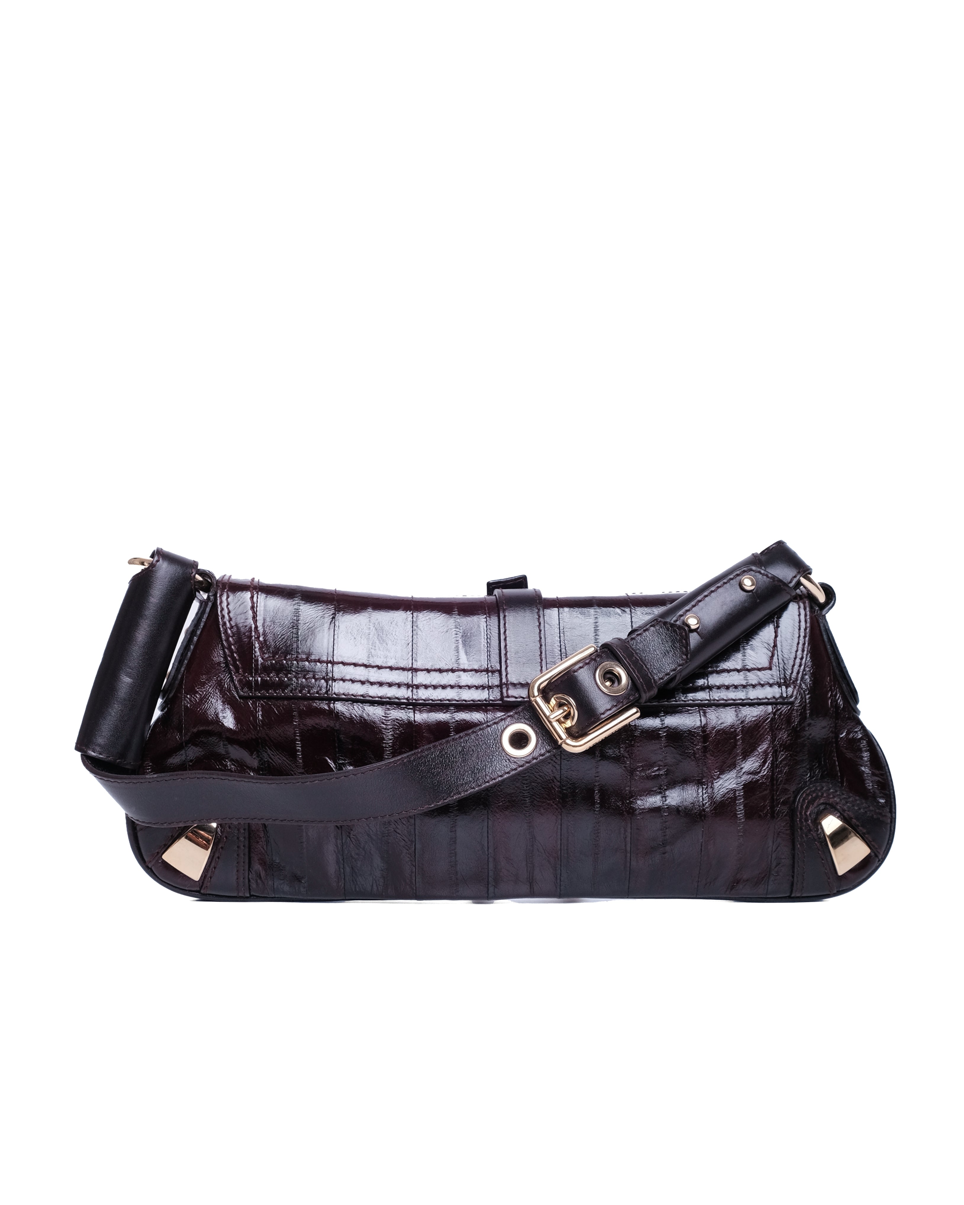 DOLCE & GABBANA EAST-WEST EEL SKIN BAG
