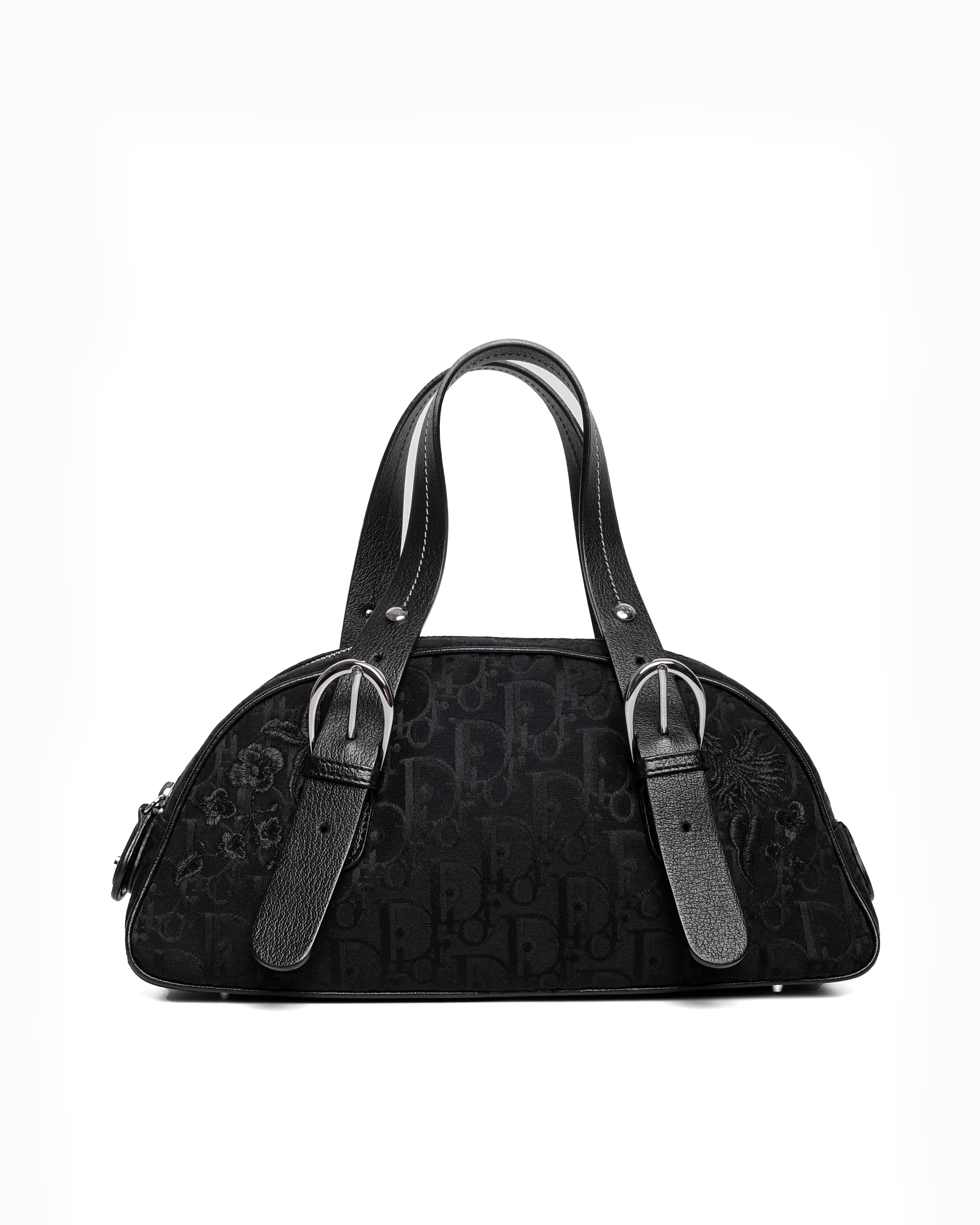 CHRISTIAN DIOR OBLIQUE FLOAL JACQUARD BAG