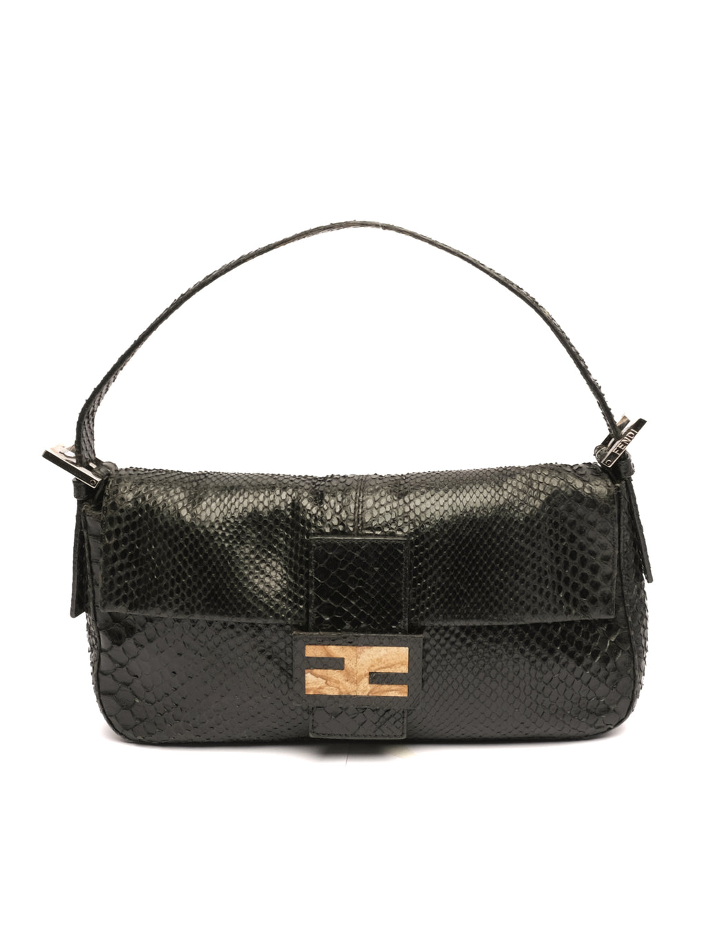 FENDI PYTHON BAGUETTE BAG