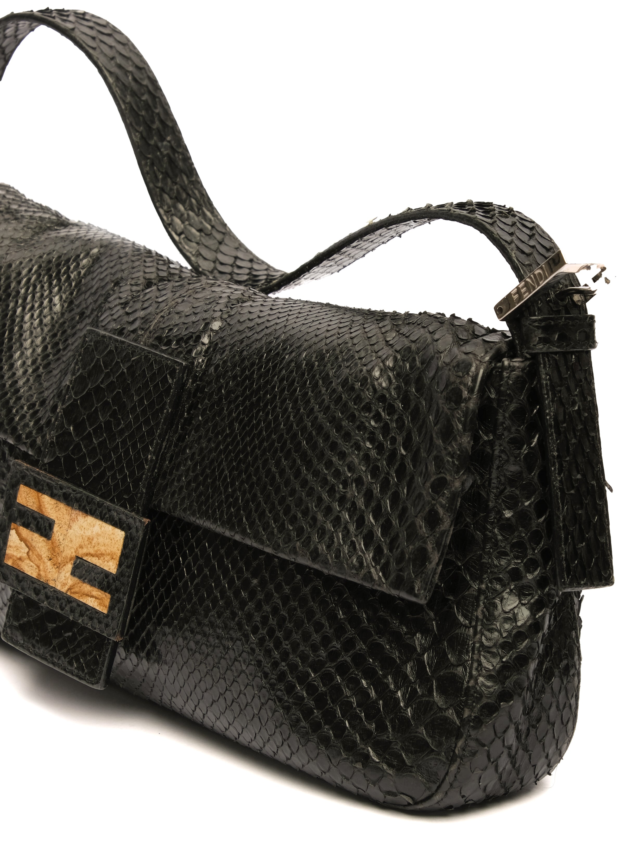 FENDI PYTHON BAGUETTE BAG