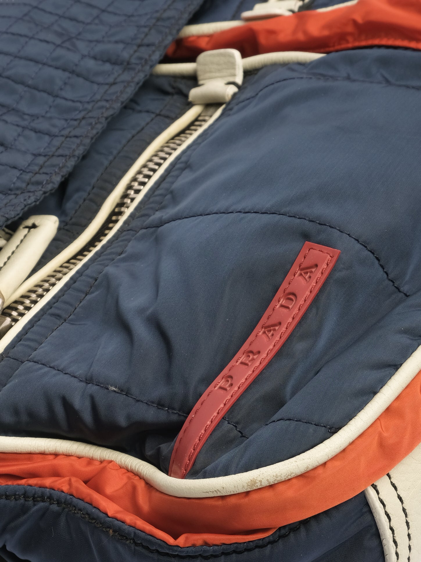 PRADA QUILTED MESSANGER BAG