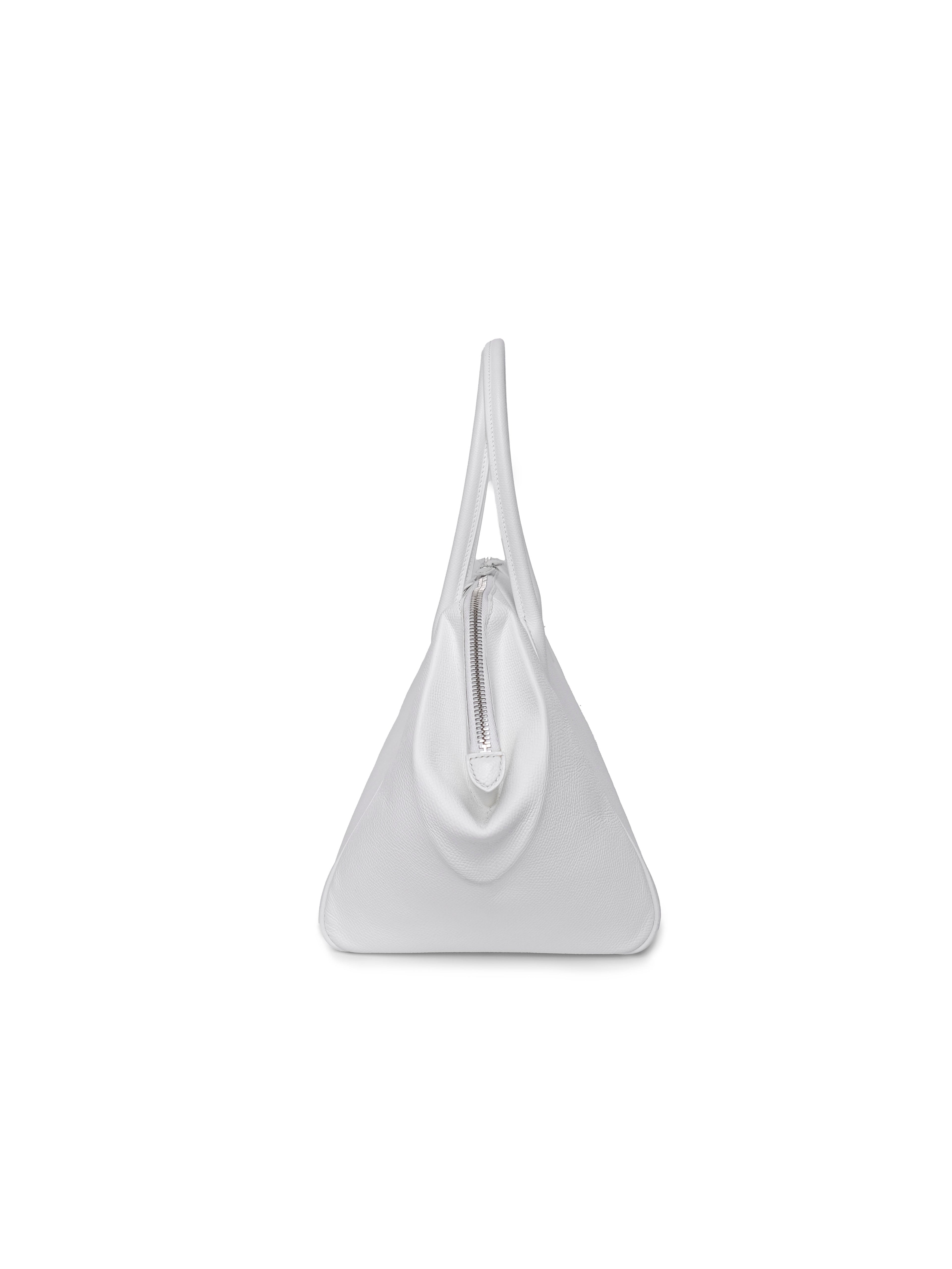 HERMÈS WHITE EPSOM PARIS BOMBAY BAG