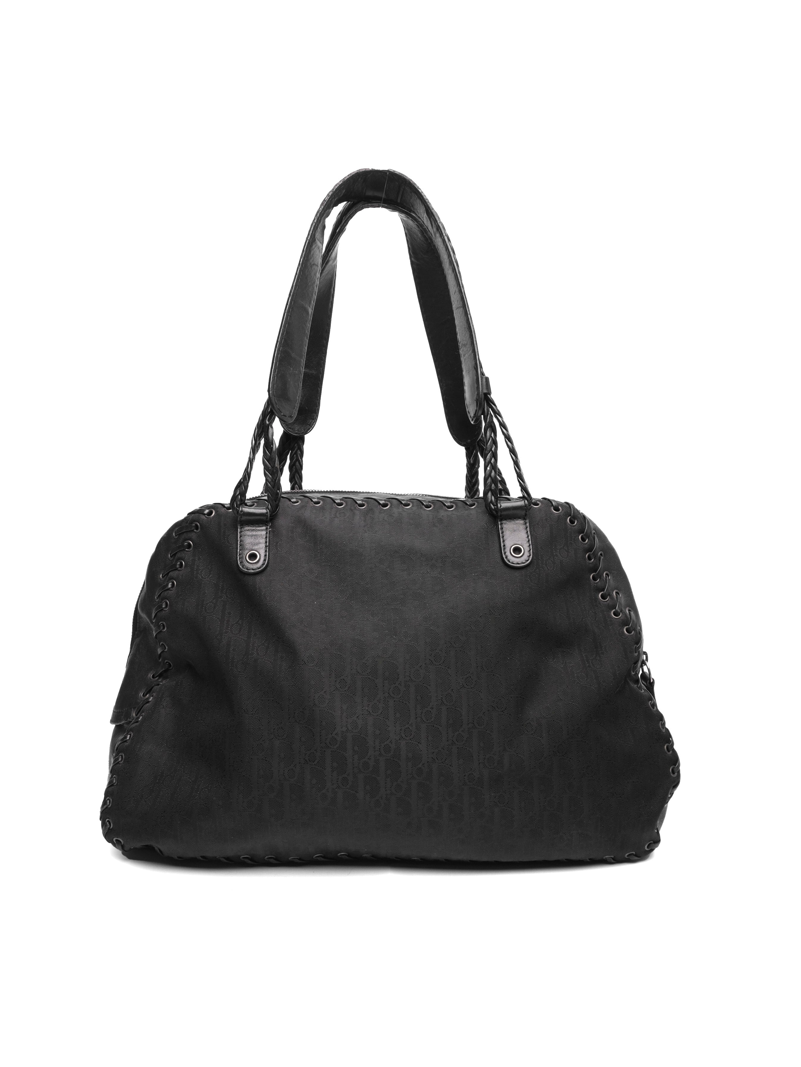 CHRISTIAN DIOR ETHNIC MONOGRAM OBLIO BAG