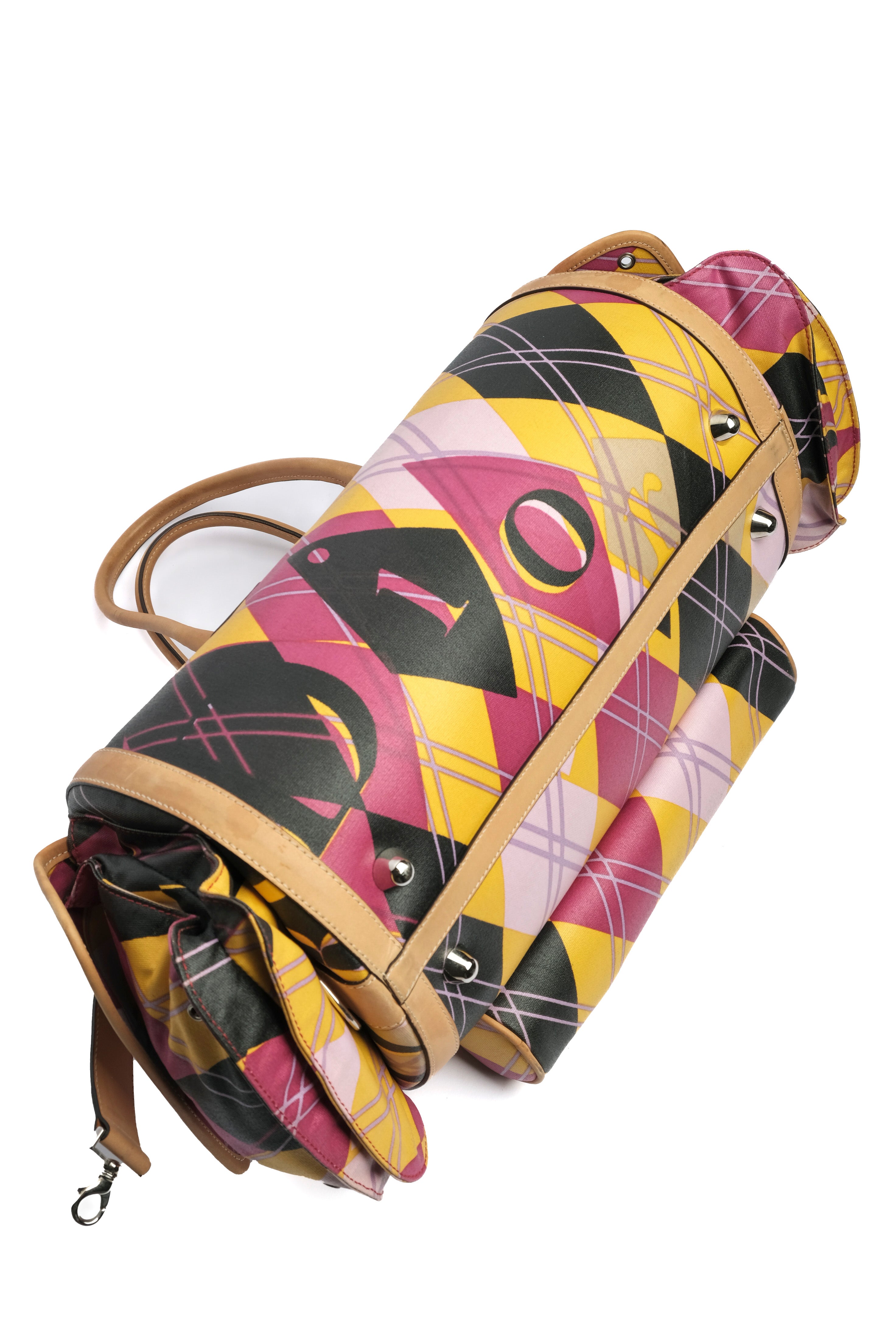CHRISTIAN DIOR HARLEQUIN BOSTON BOWLING BAG