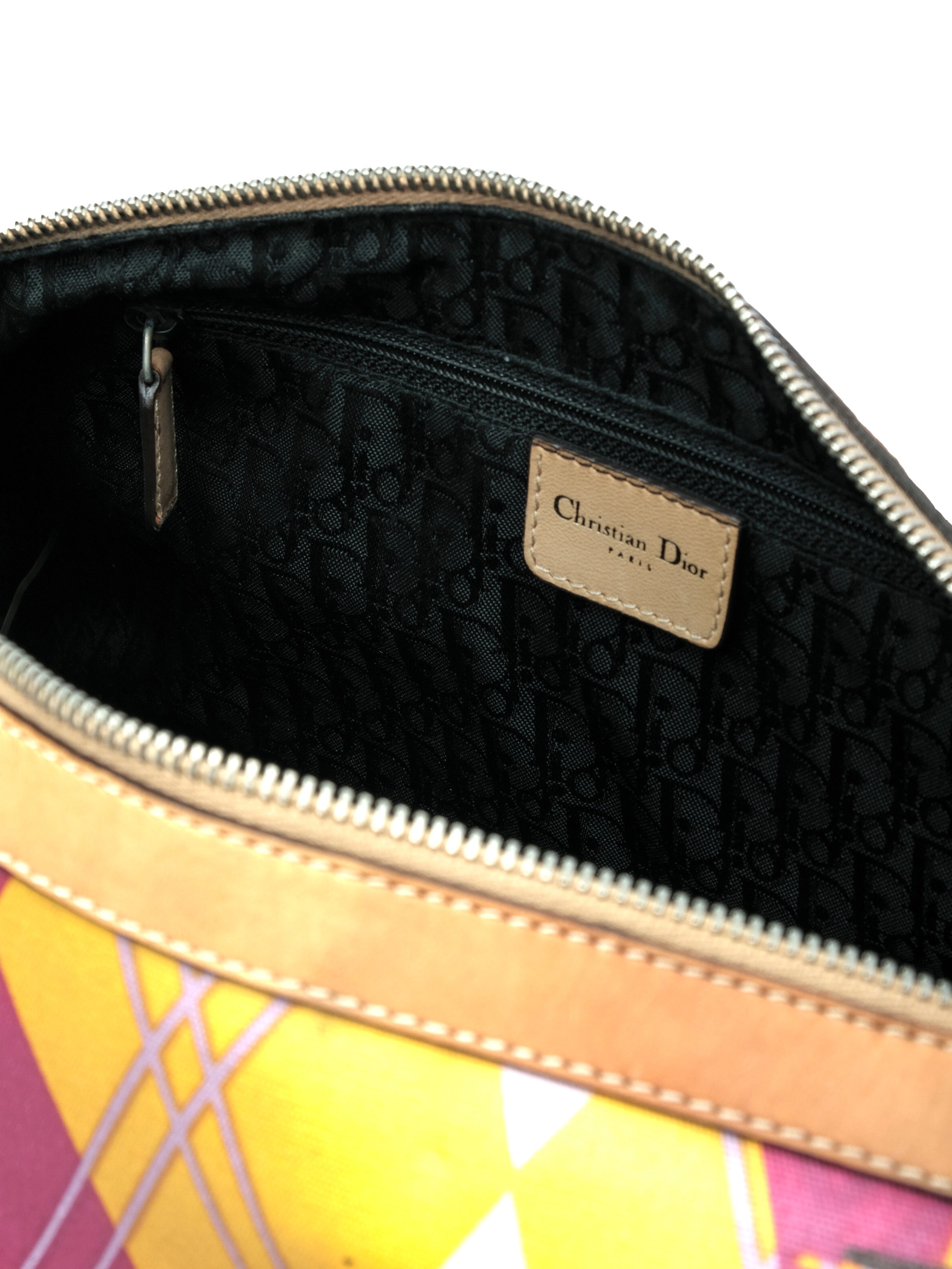 CHRISTIAN DIOR HARLEQUIN BOSTON BOWLING BAG