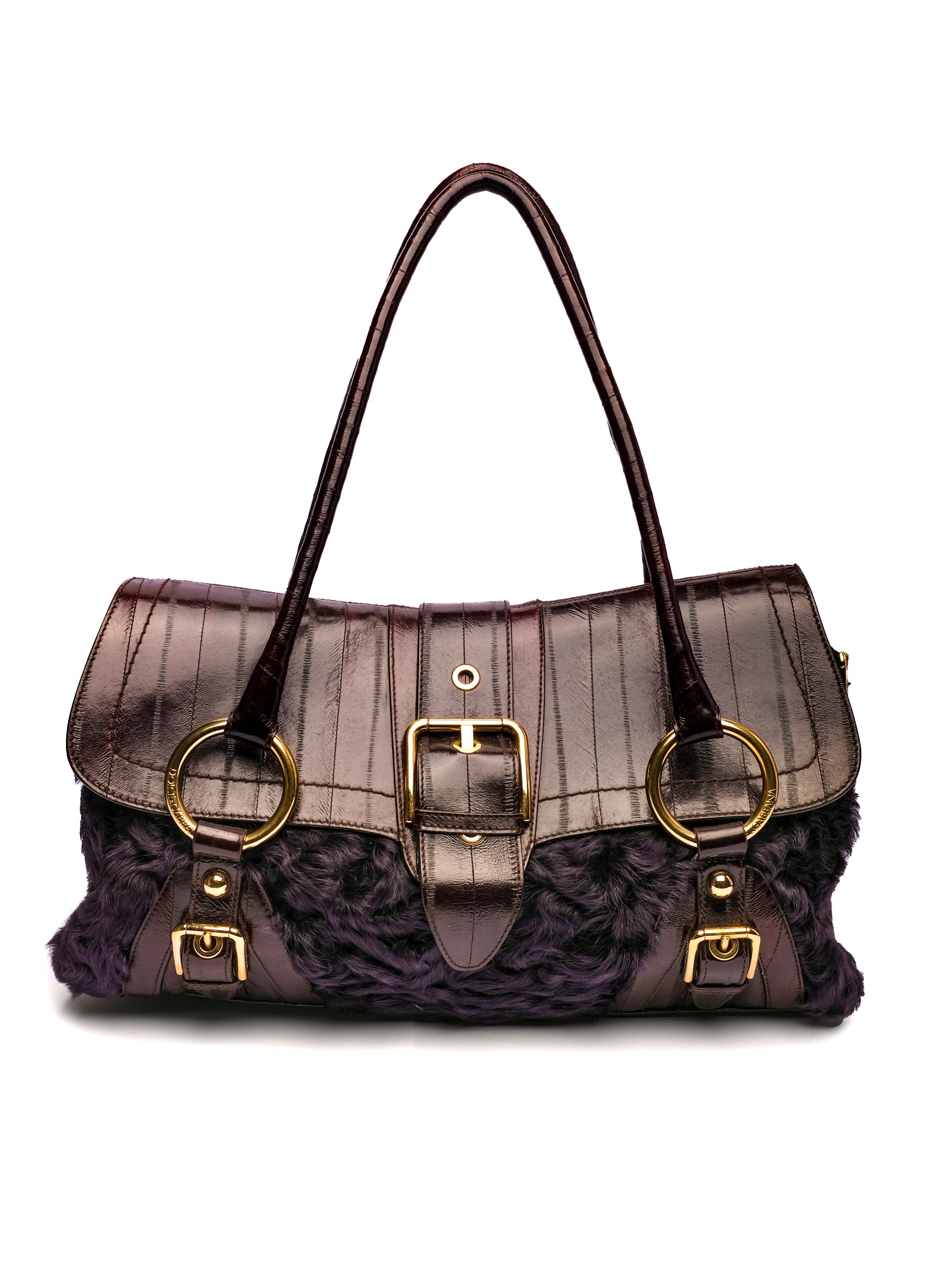 DOLCE & GABBANA BOARDTAIL EEL SKIN BAG