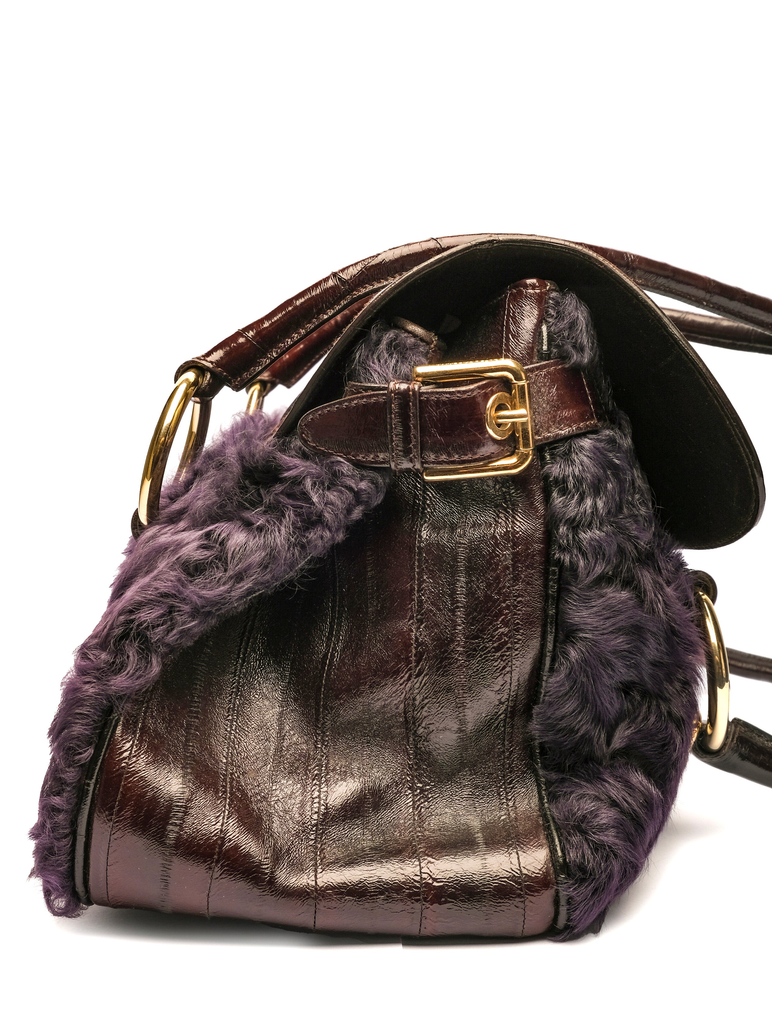 DOLCE & GABBANA BOARDTAIL EEL SKIN BAG