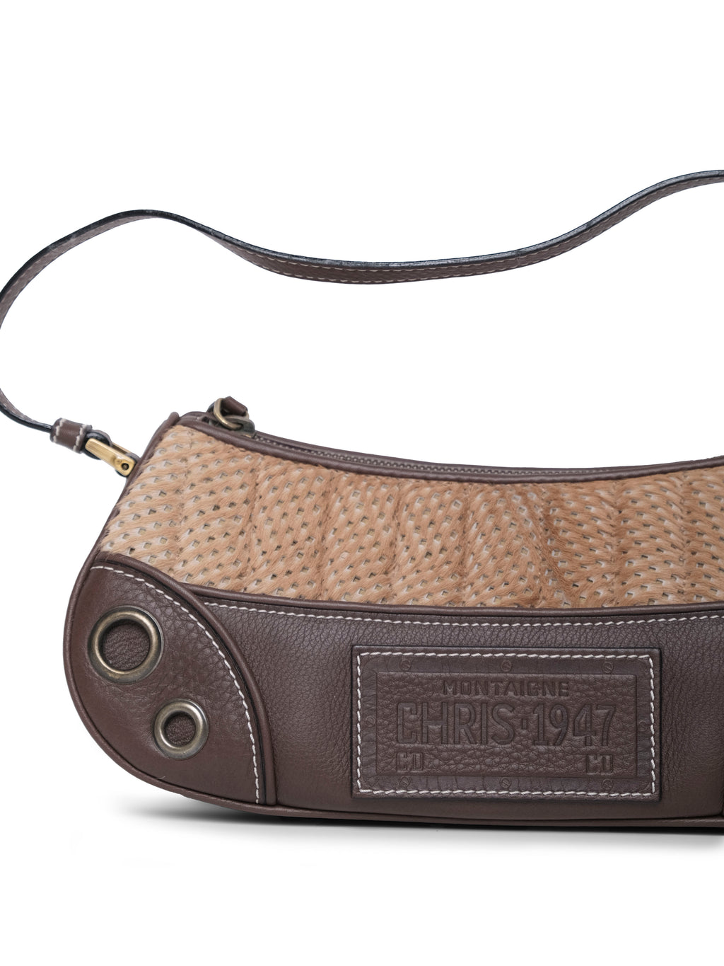 CHRISTIAN DIOR PONY HAIR MONTAIGNE CADILLAC BAG