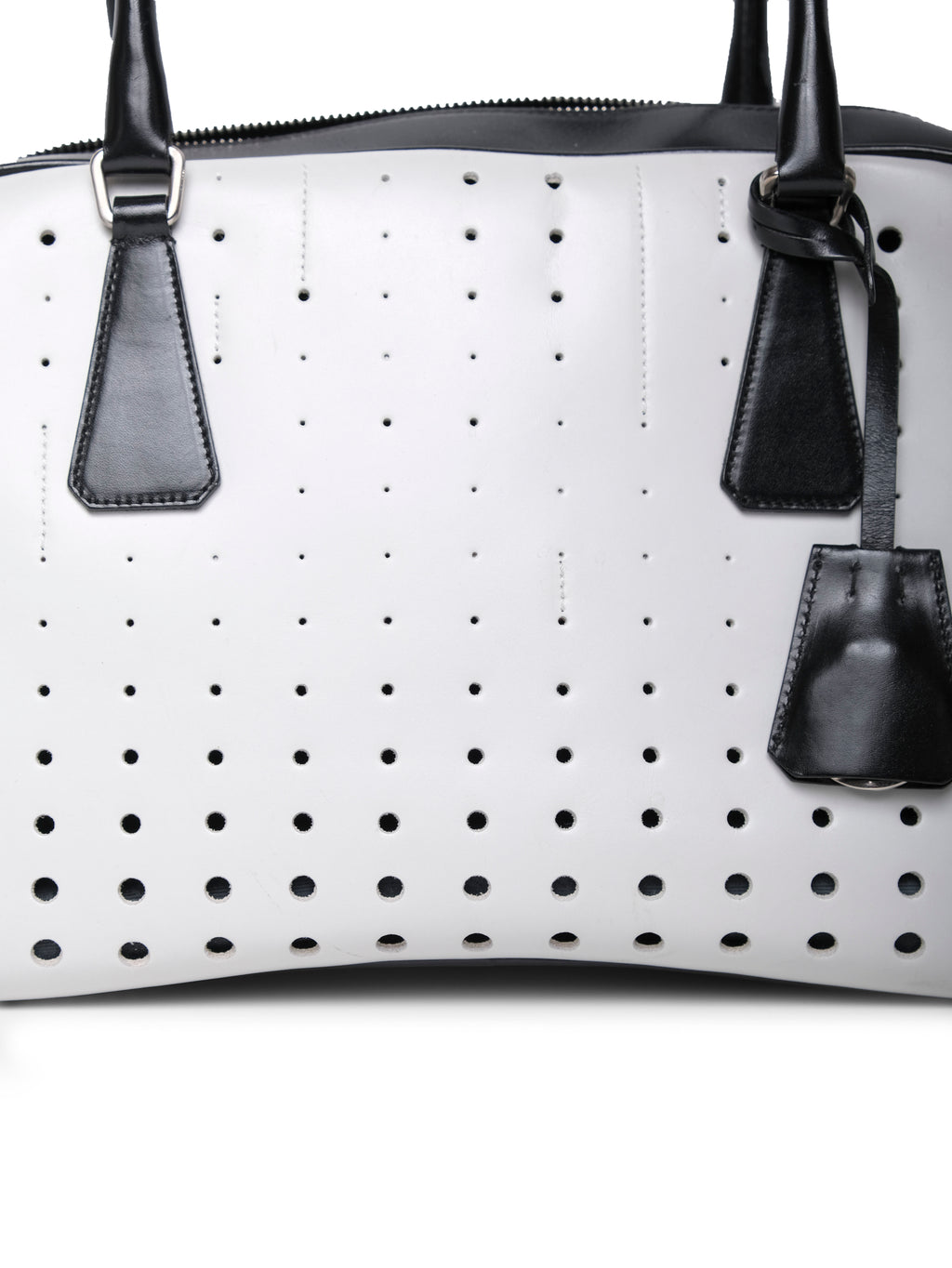 PRADA VITELLO FORI BOWLER BAULETTO BAG