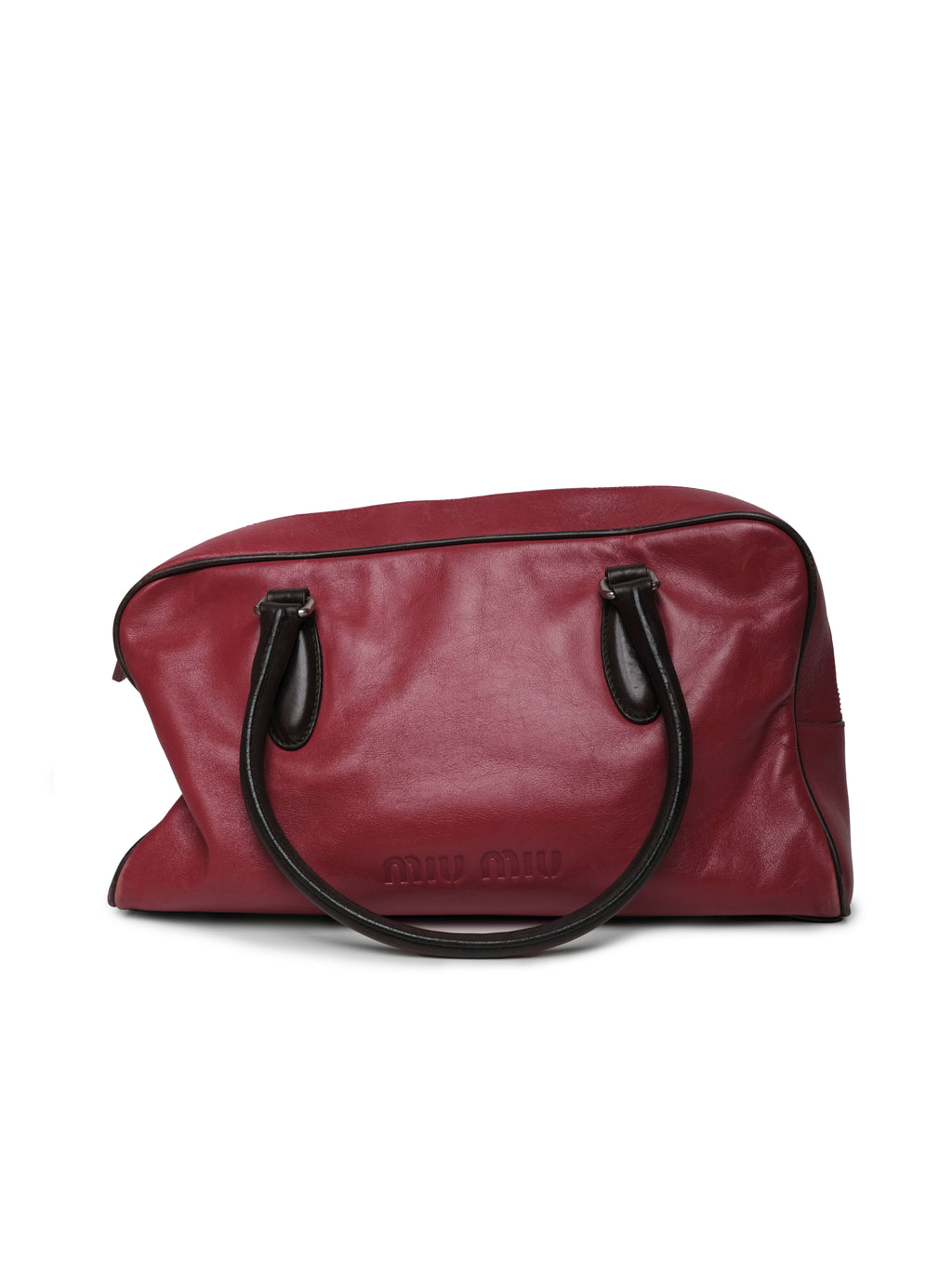 MIU MIU VITELLO BOWLING BAG
