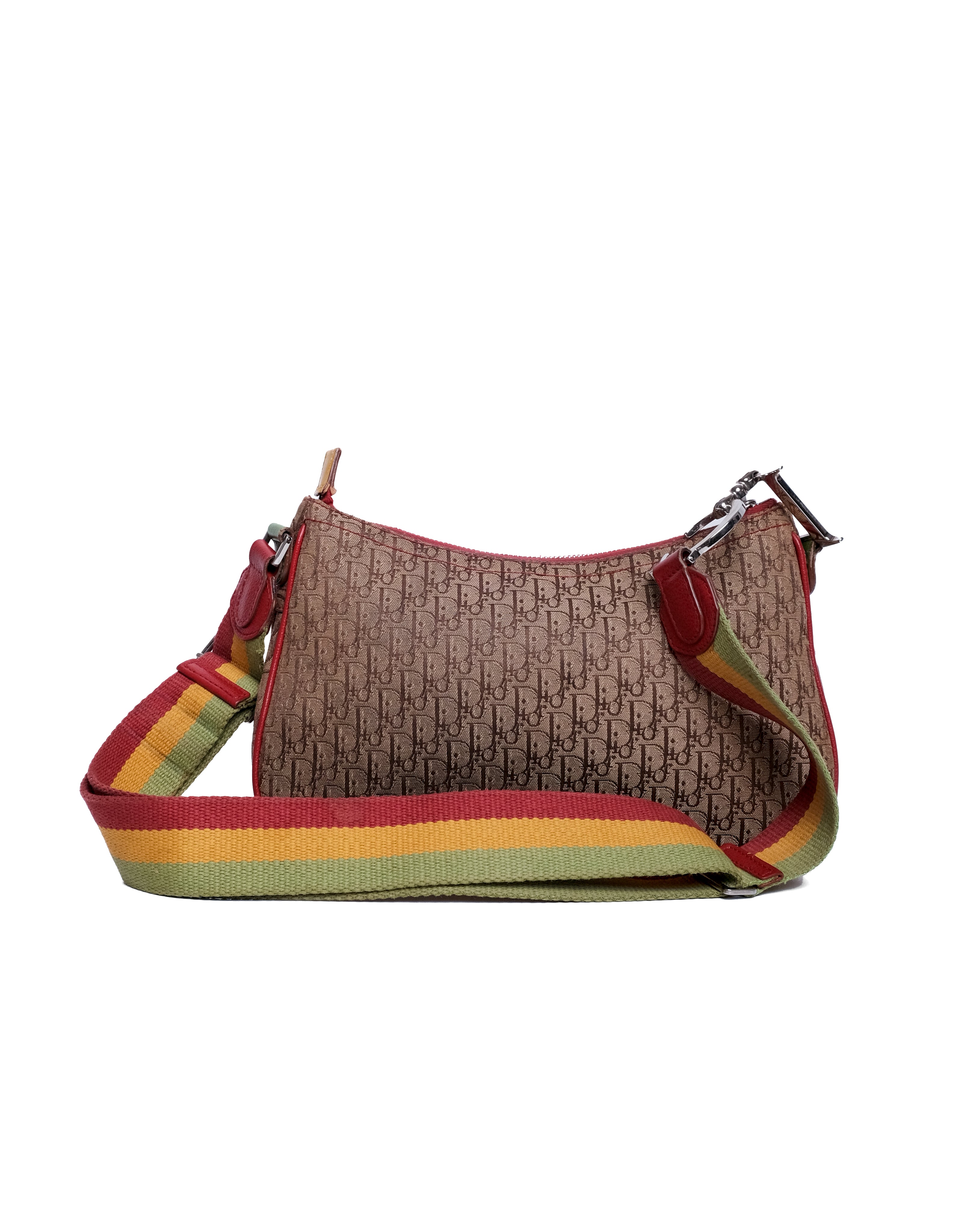 CHRISTIAN DIOR RASTA TROTTER DOUBLE SADDLE BAG