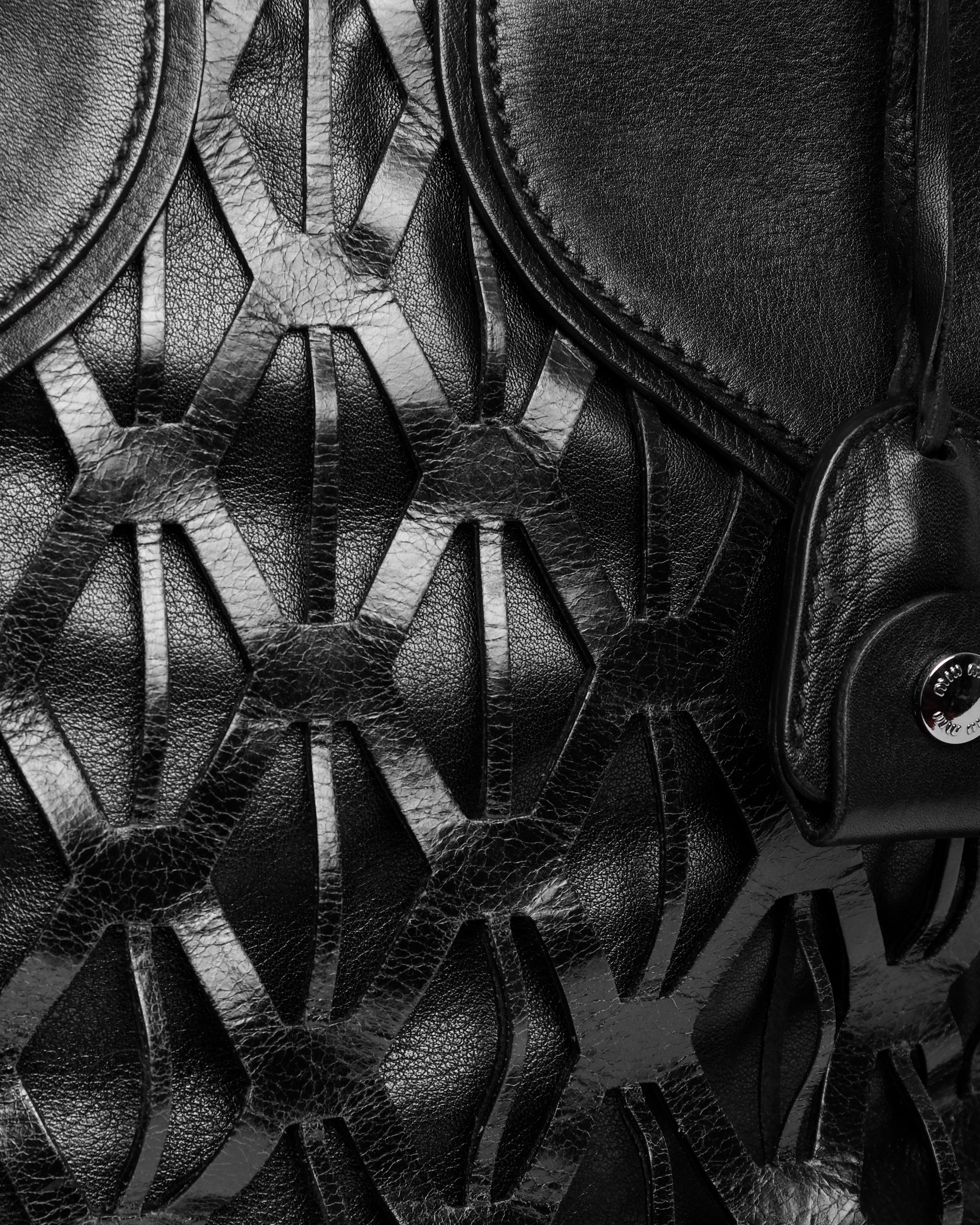 MIU MIU CUTOUT BOWLER HANDBAG