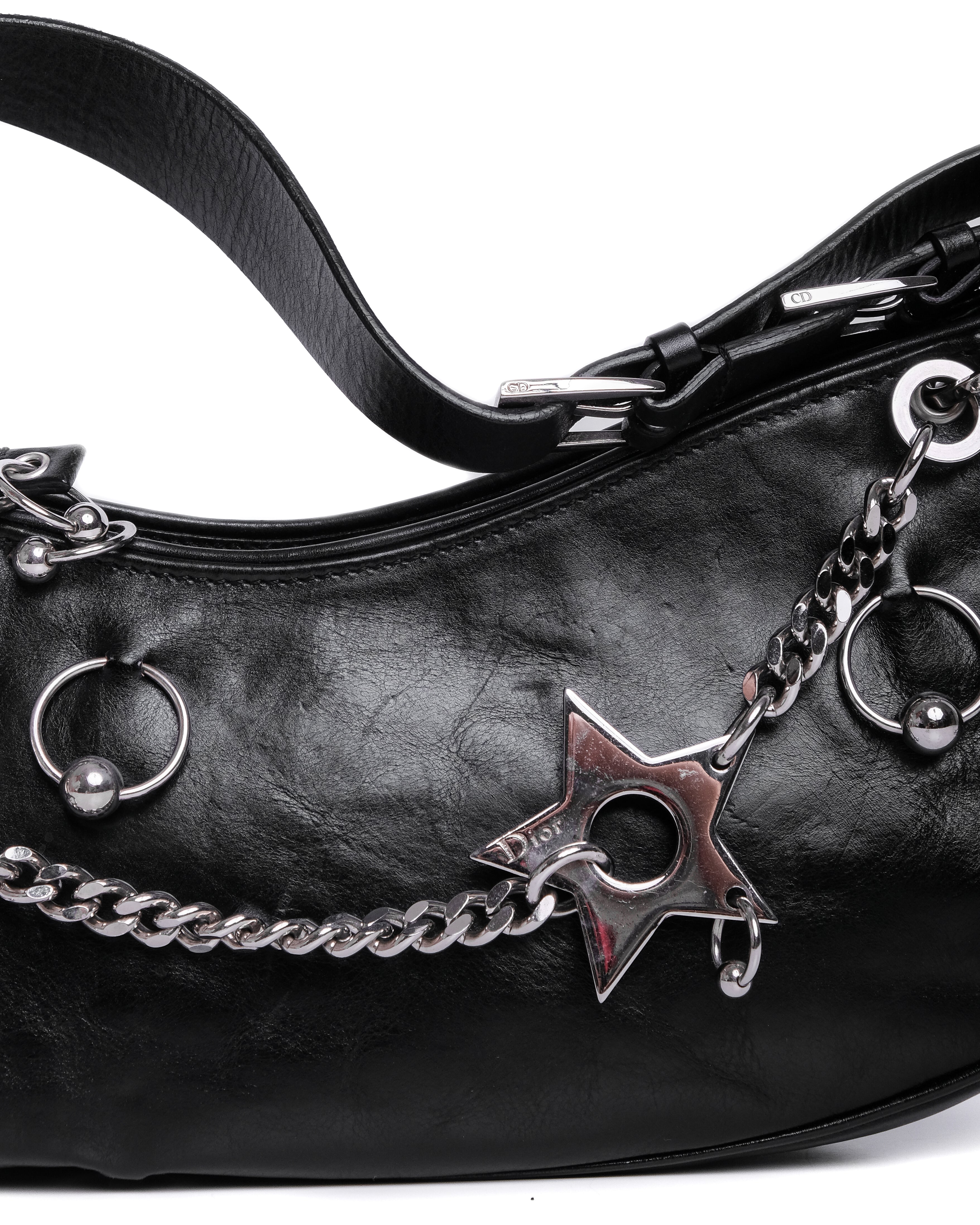 CHRISTIAN DIOR PIERCED HARDCORE BAG