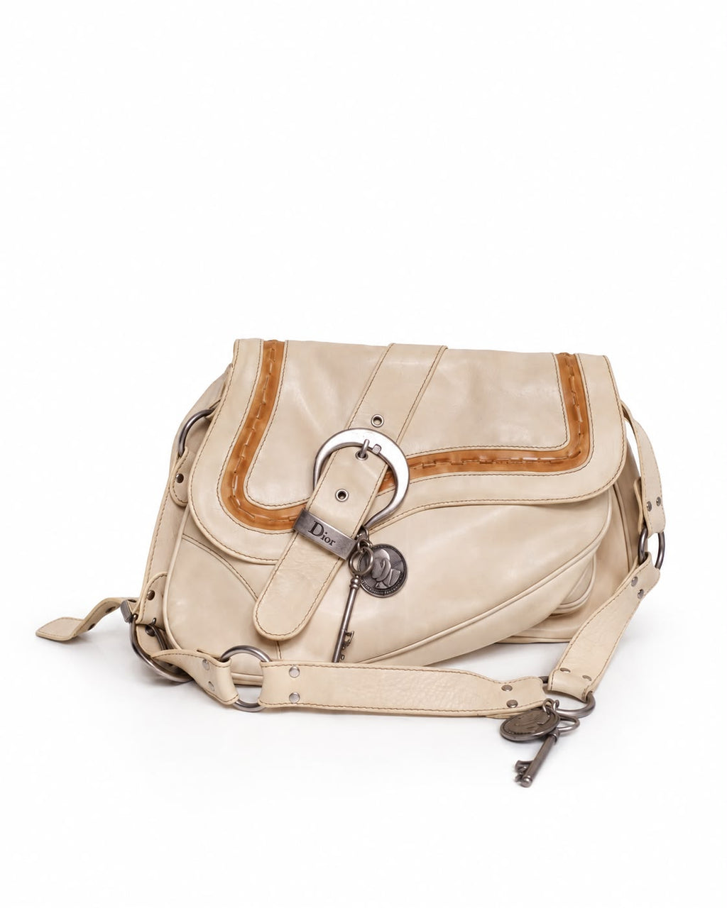 CHRISTIAN DIOR GAUCHO DOUBLE SADDLE BAG