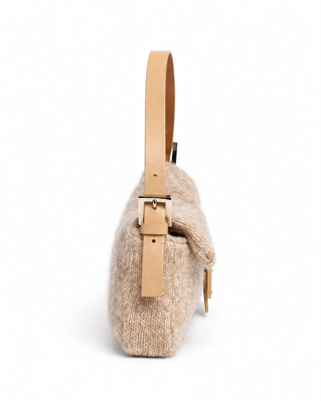 FENDI WOOL BAGUETTE BAG
