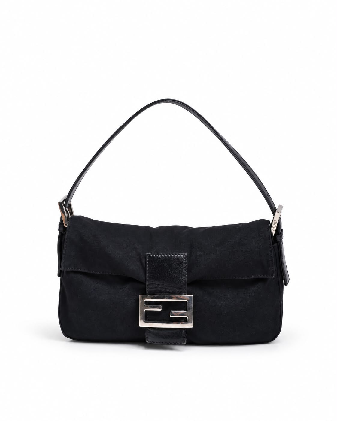 FENDI BLACK BAGUETTE BAG