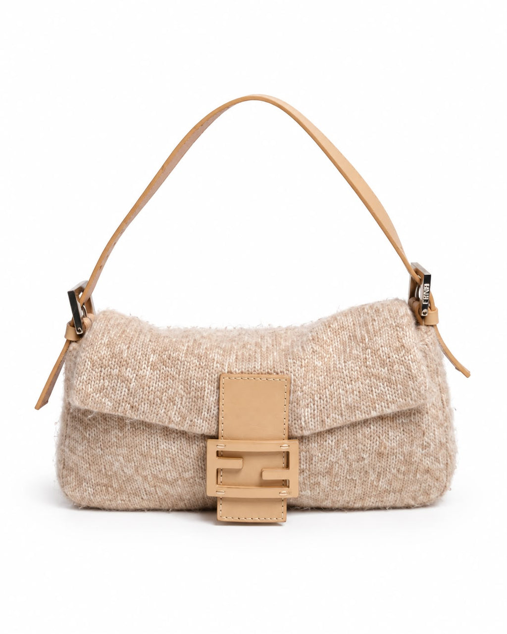 FENDI WOOL BAGUETTE BAG